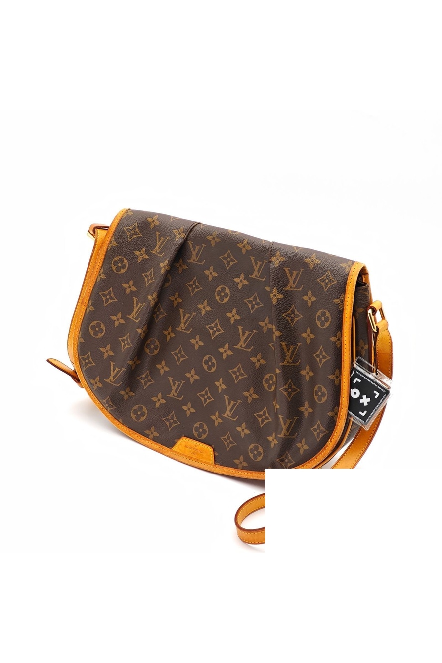 Louis Vuitton Menilmontant MM Shoulder Bag Brown